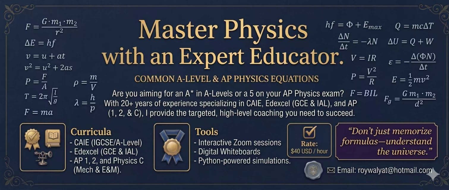 Expert Physics Tuition
